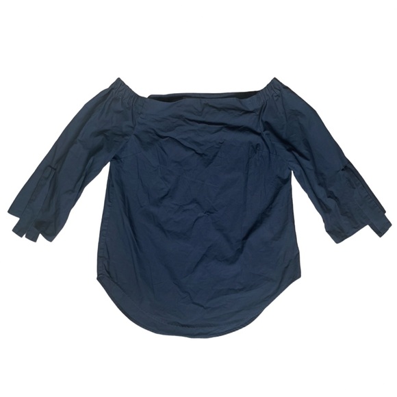 Babaton Aritzia - Black Malik Blouse Off the Shoulder Top Relaxed Fit - Size XXS - Picture 5 of 12